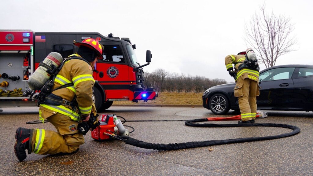 Estintore auto elettriche Rosenbauer