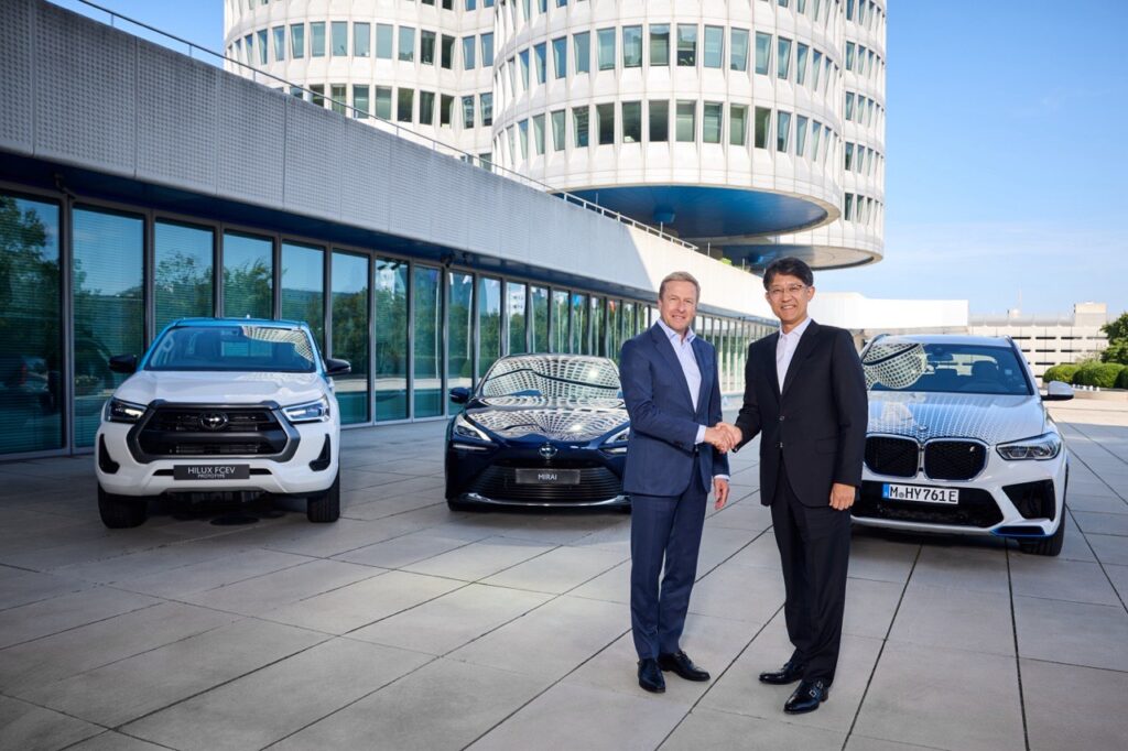 Bmw e Toyota collaborazione idrogeno, celle a combustibile fcev